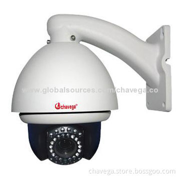 Mini High-speed IR PTZ Camera, 700TVL, 1/3" Sony CCD, 10x Optical Focus, 256 Presets RS485/Pelco D/P